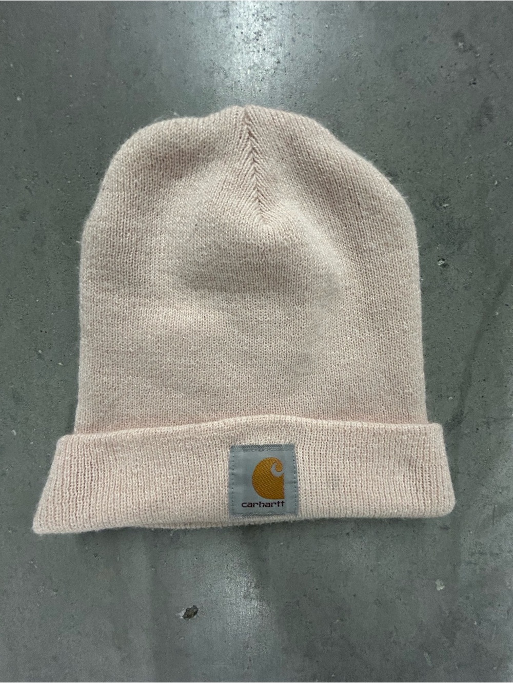 Carhartt Beanie Hat in Pale Pink